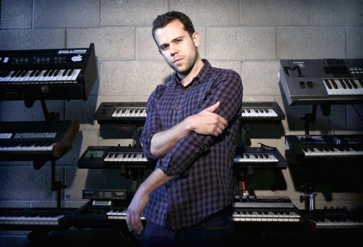 Anthony Gonzalez, who performs as M83, brought his wide-eyed music to the Hollywood Bowl.