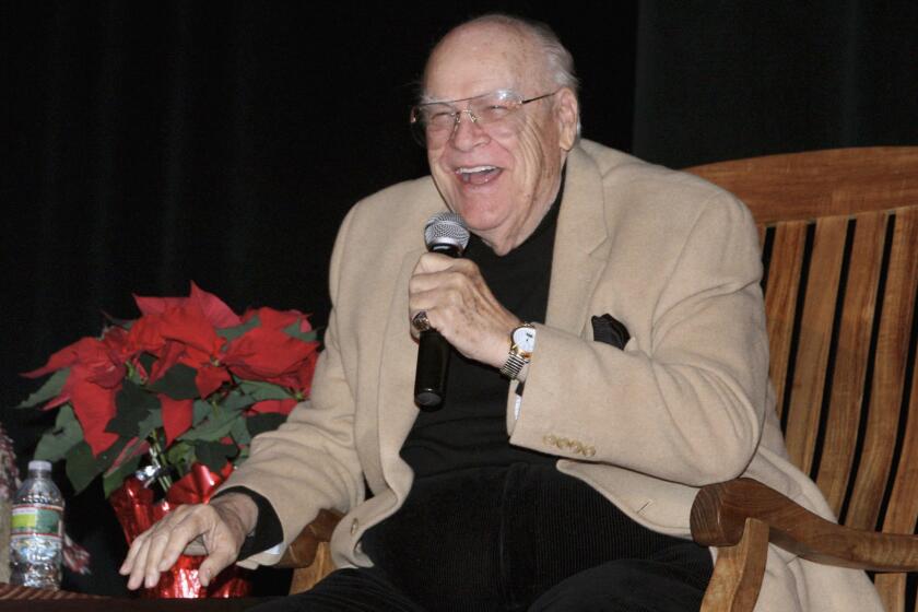 Actor David Huddleston attends the 40th anniversary reunion Of "The Waltons" at Landmark Loew's in Jersey City, N.J., in 2011.