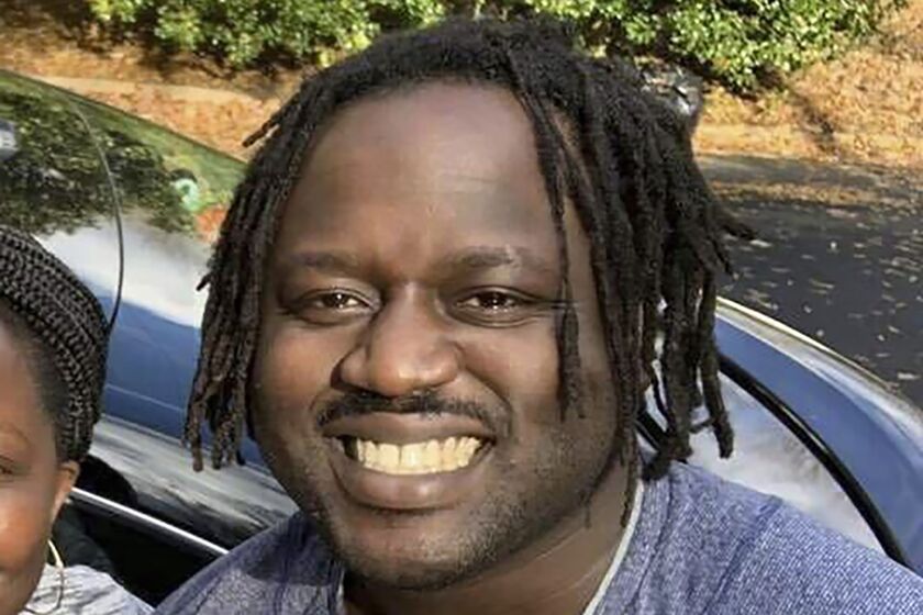 FILE - This undated photo provided by Ben Crump Law shows Irvo Otieno. A Dinwiddie, Va., Circuit Court judge denied a request from one of the 10 people charged in Otieno’s death who asked to keep the body from being released in case they wanted to get a second autopsy. (Courtesy of Ben Crump Law via AP, File)