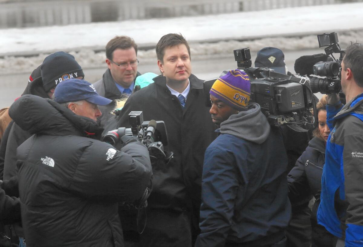 Chicago Police Officer Jason Van Dyke arrives at court in December. He has pleaded not guilty in the shooting death of Laquan McDonald.