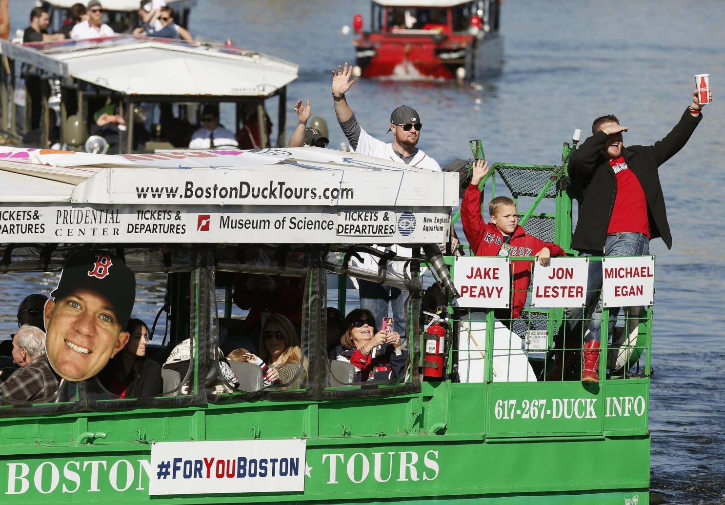 Red Sox Hold “Rolling Rally” To Celebrate Title