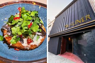Lincoln Heights bar and former music venue The Airliner is open with a new focus on pan-Asian cuisine such as mushrooms, herbs and panang sauce over crispy rice.