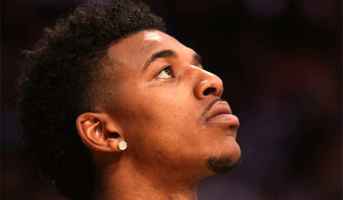 Nick Young fractured his left patella on Feb. 5.