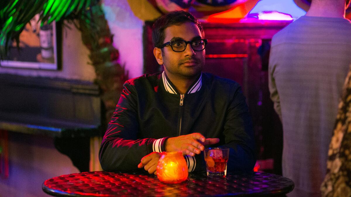 Aziz Ansari in a scene from the Netflix original series “Master of None.”