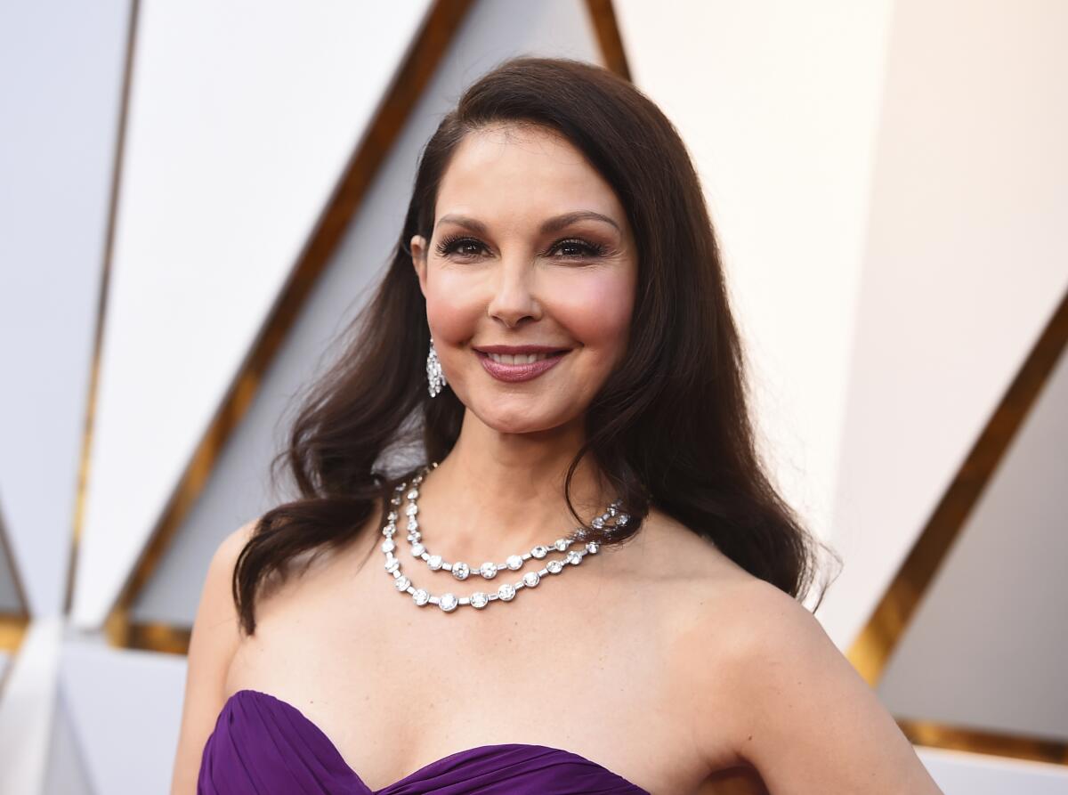 Ashley Judd on the red carpet.