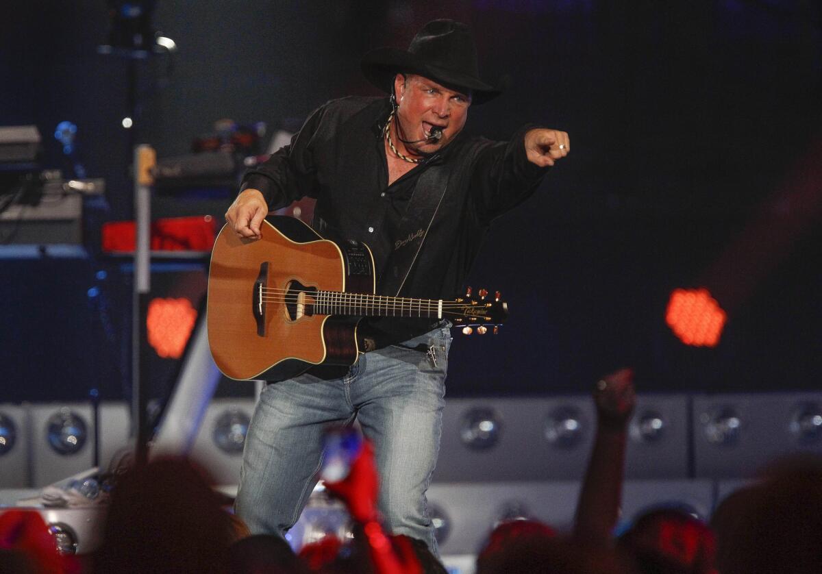 Country superstar Garth Brooks, shown performing in San Diego in November, will get his own Sirius XM satellite radio station beginning Sept. 8.