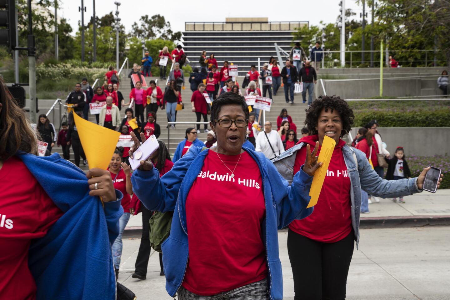 United Teachers Los Angeles protest