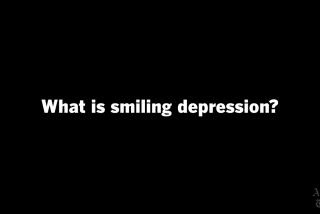 Clinical psychologist Christine Catipon explains what "smiling depression" is.