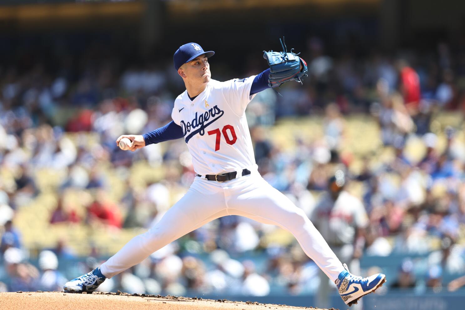 Download La Dodgers Walker Buehler Wallpaper