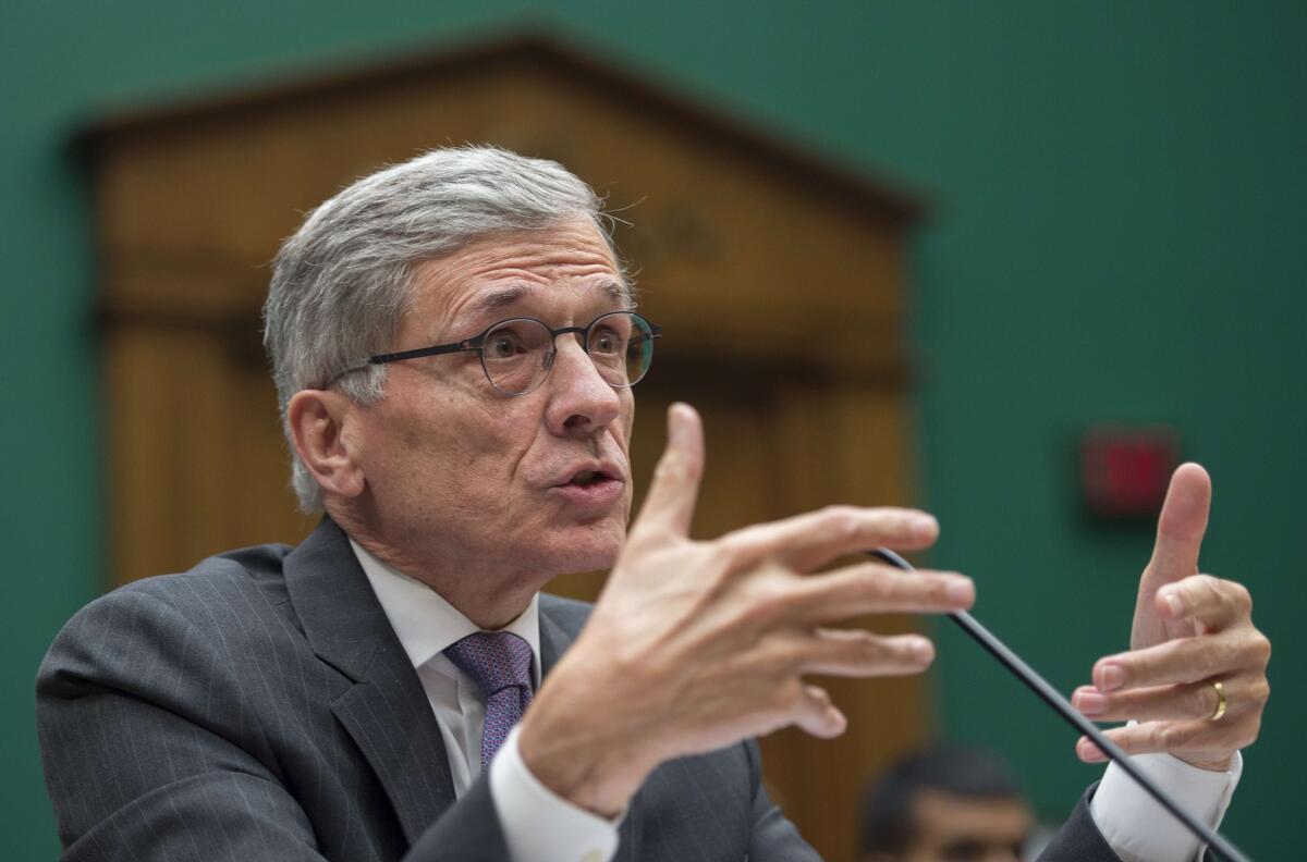 Tom Wheeler is chairman of the Federal Communications Commission, which announced a major fine on a Chinese firm Thursday.
