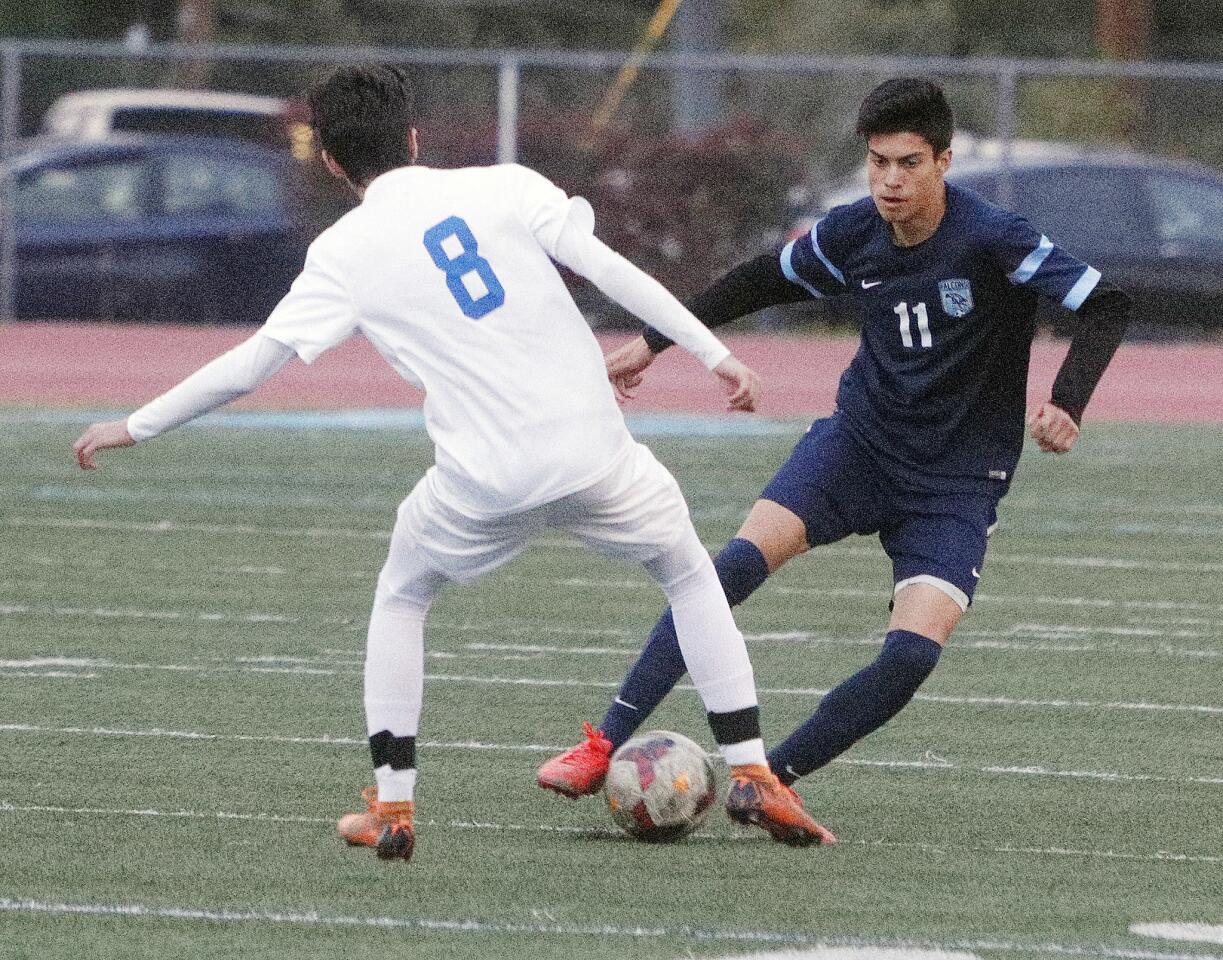 Photo Gallery: Crescenta Valley vs. Burbank in Pacific League boys' soccer