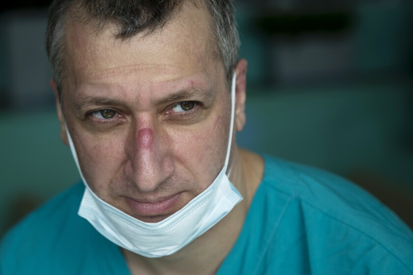 Virus Outbreak Russia Doctor's Ordeal