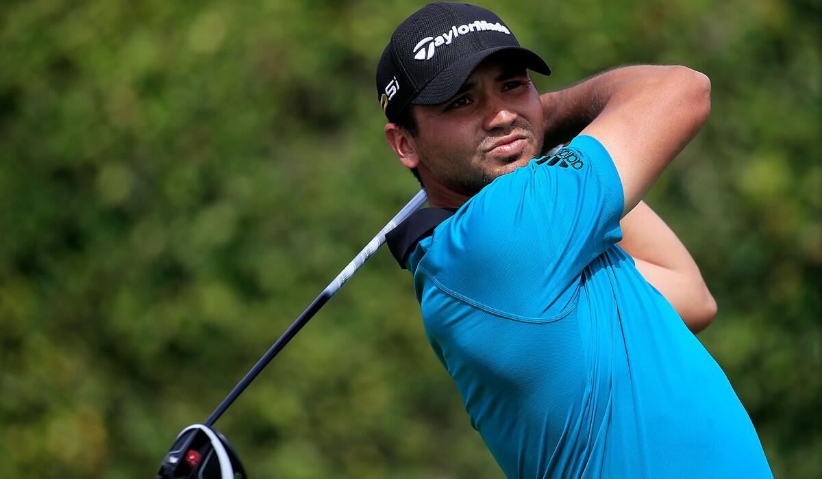 Jason Day hits his tee shot on the ninth hole during the first round of the Arnold Palmer Invitational on Thursday.