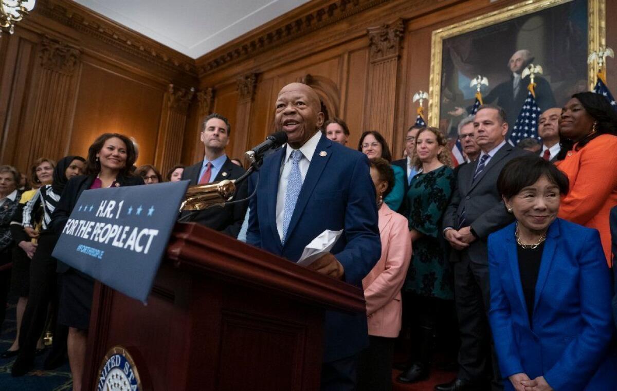 Rep. Elijah E. Cummings (D-Md.) said "any kind of intimidation is unacceptable. Any kind of threats are unacceptable. We simply will not have it."