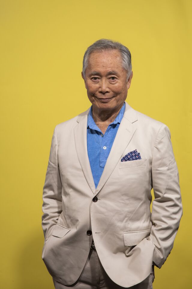 Actor George Takei from the television series "The Terror: Infamy," photographed at the L.A. Times Photo and Video Studio in San Diego.