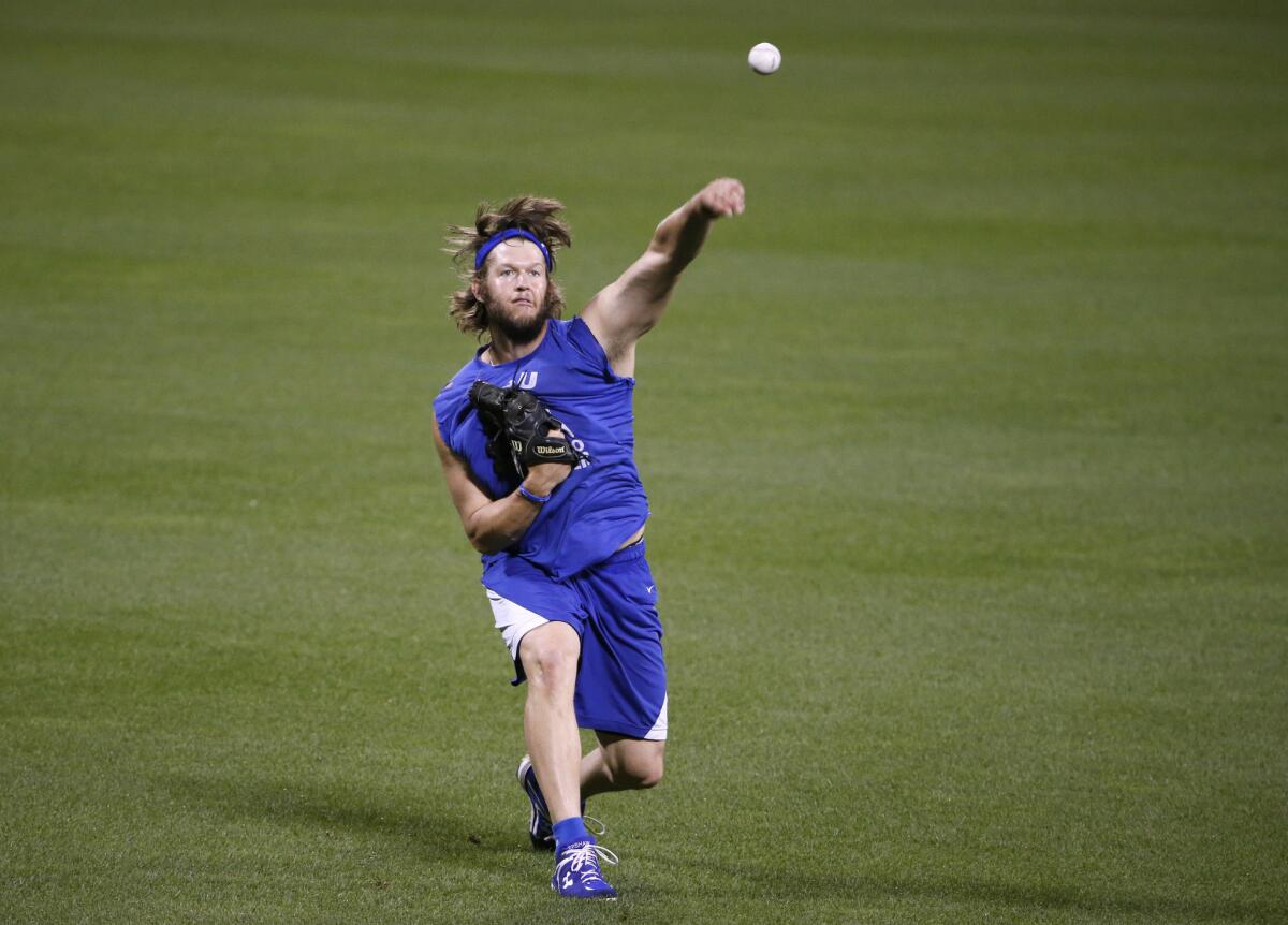 Dodgers starting pitcher Clayton Kershaw will start Game 4 of the NLDS against the Mets.