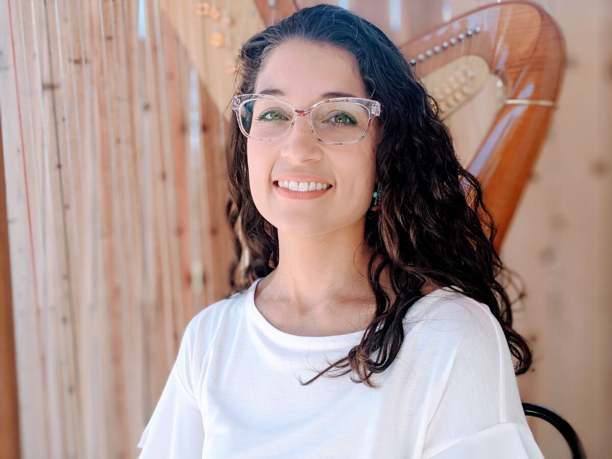 San Diego harpist and educator Tasha Smith Godinez
