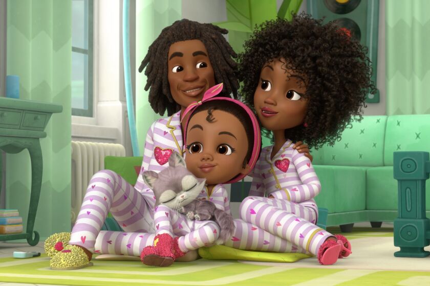 "Made by Maddie," airing on Nick Jr. later this month, bears a striking visual resemblance to the Oscar-winning film "Hair Love."