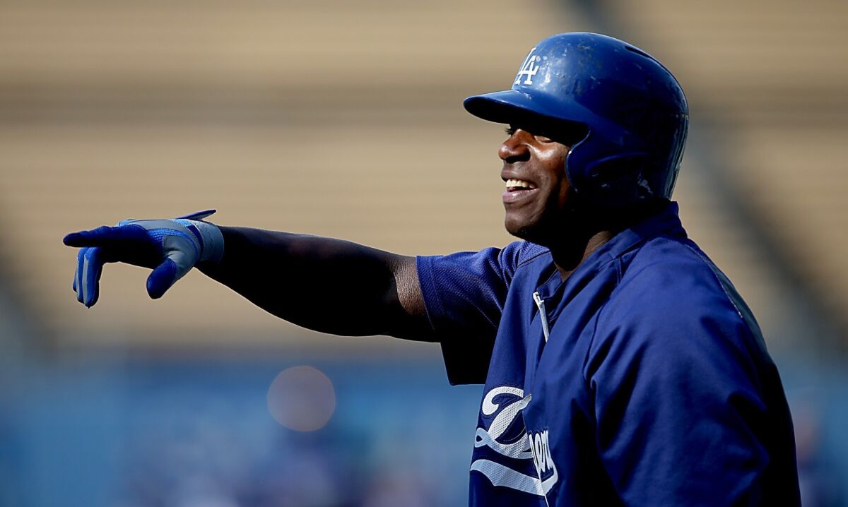 Dodgers outfielder Yasiel Puig showed his lighter side during a recent interview with ESPN Deportes' Enrique Rojas.