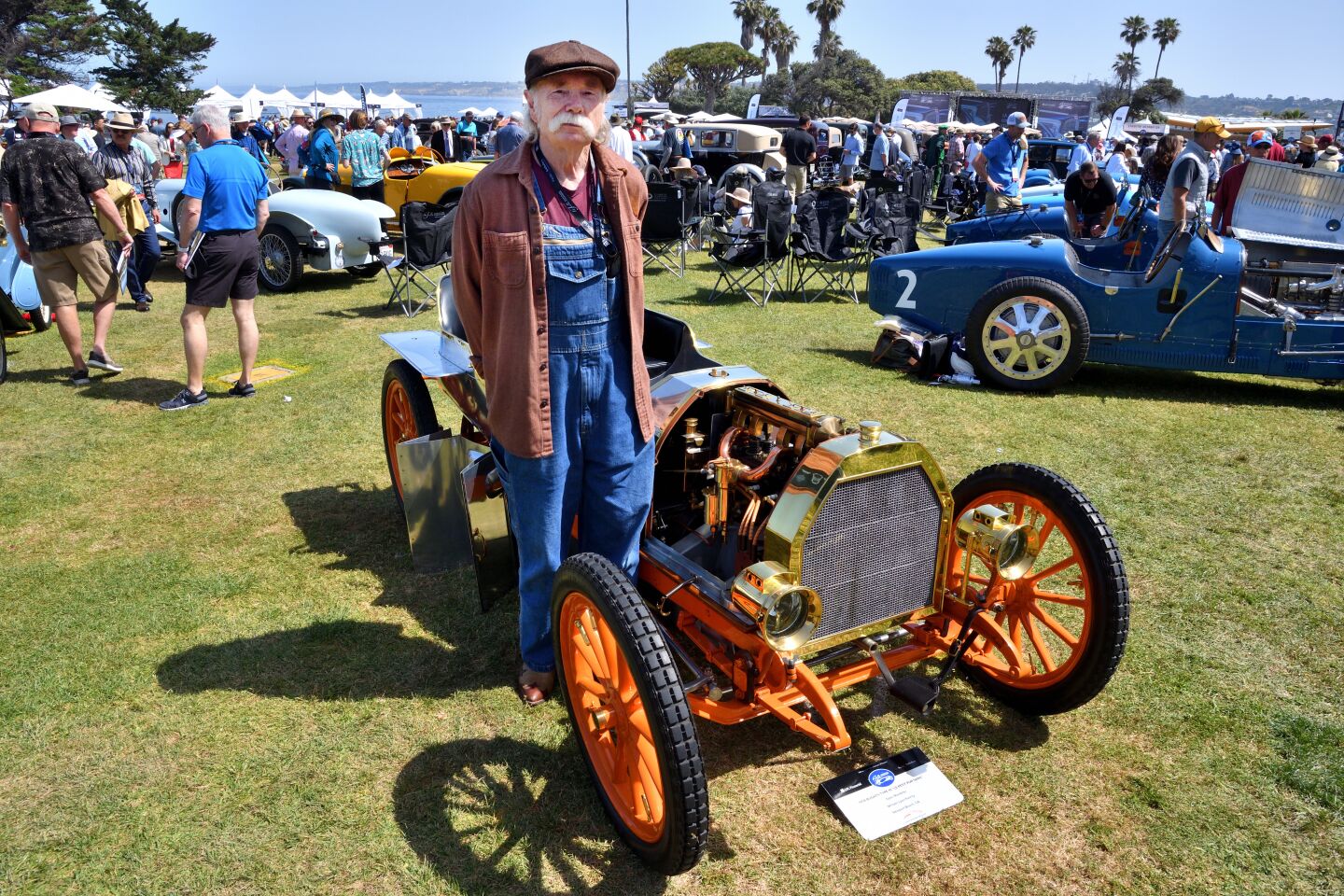 Robin Miller, 1908 Bugatti Type 10 (the first Bugatti built!), from the William Lyon Family car collection