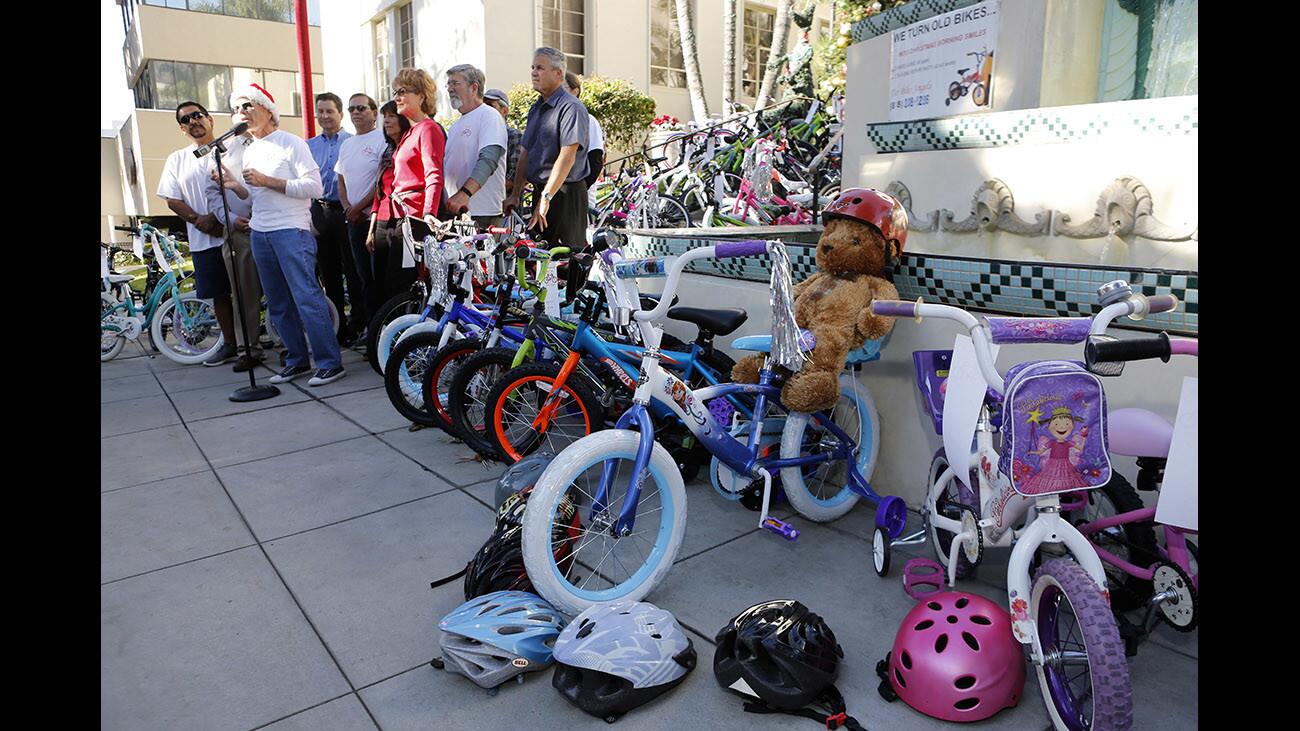 Photo Gallery: Burbank Bike Angels to donate dozens of bikes to local children for Christmas