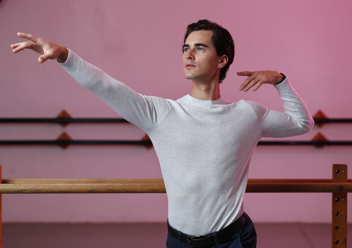 Ballet dancer Jaroslav Richters
