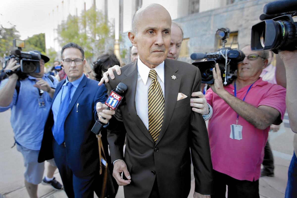 Former Los Angeles County Sheriff Lee Baca.