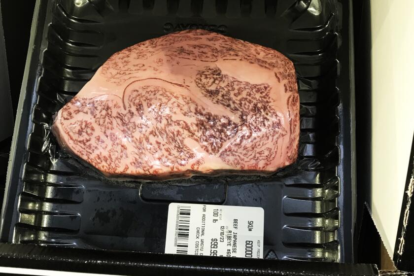 The infamous $100 wagyu steak at Costco.
