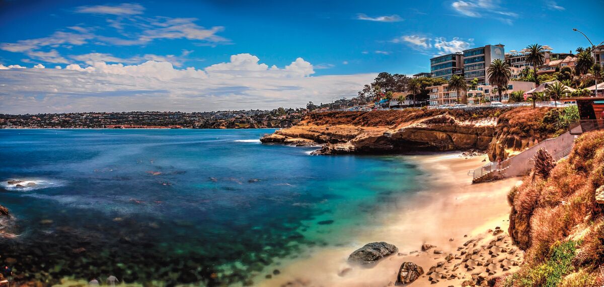 La Jolla Cove is one of San Diego's most popular attractions for tourists.