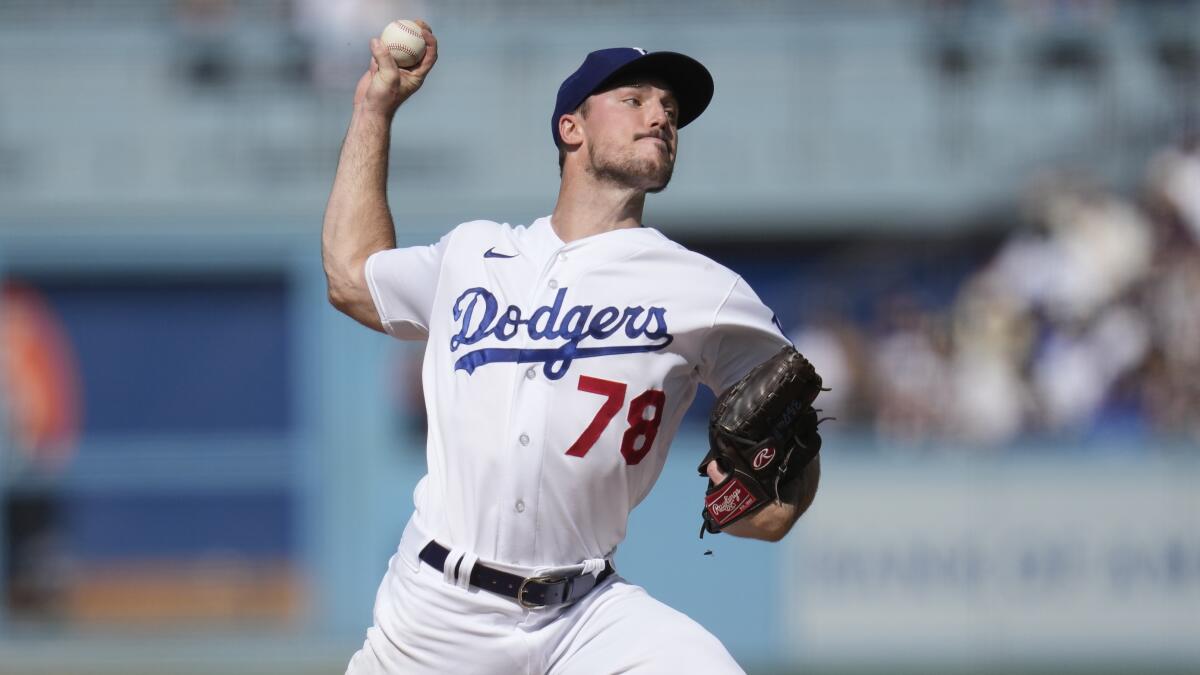 Michael Grove improves in Dodgers loss; Julio Urías nears return - Los  Angeles Times