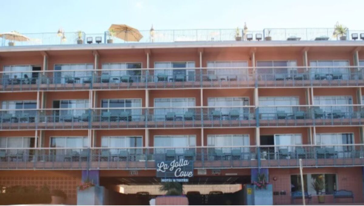The La Jolla Cove Hotel & Suites is in the 1100 block of Coast Boulevard.