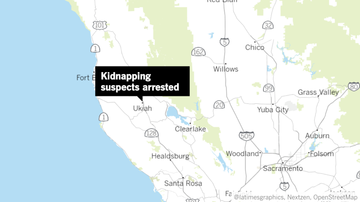 In Ukiah, a traffic stop turns into an arrest on suspicion of rape and kidnapping