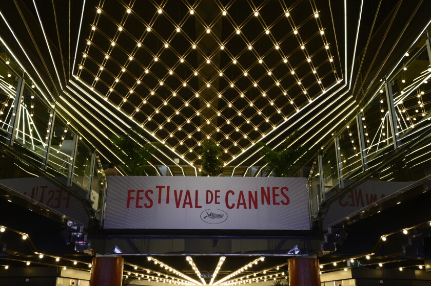 The Palais des Festivals at the 2013 Cannes Film Festival.