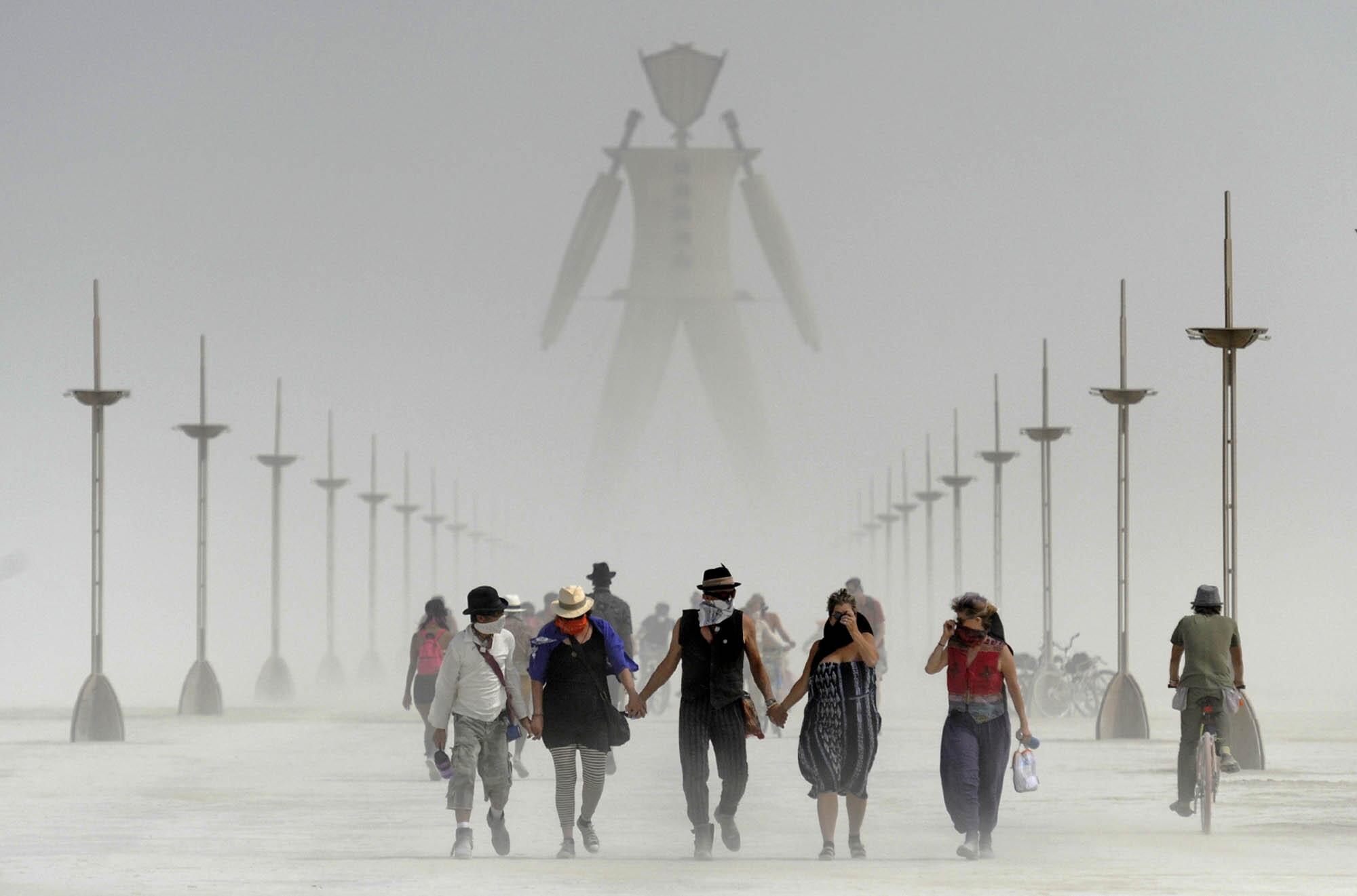 Burning Man is held near Gerlach.