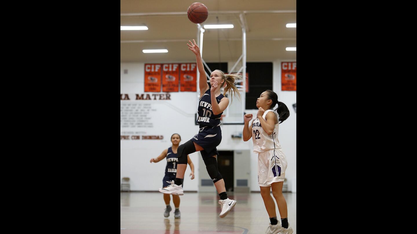 Photo Gallery: Newport Harbor vs. Portola in girls’ basketball