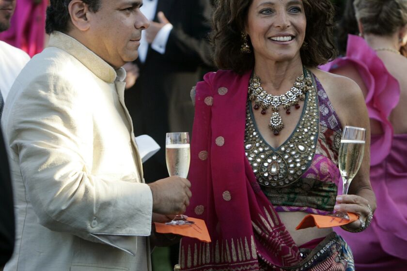 Sanjeev and Kathy Malaney wore attire from India to fit the theme of the ball.
