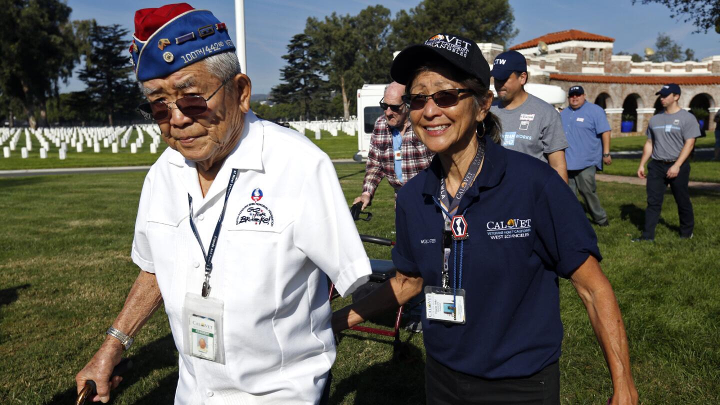 Veterans Day at Los Angeles National Cemetery