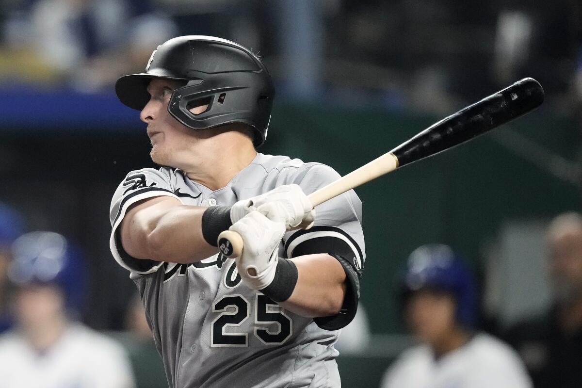 Andrew Vaughn has double, homer, 2 RBIs and two runs scored as White Sox  beat Royals 6-4 - The San Diego Union-Tribune