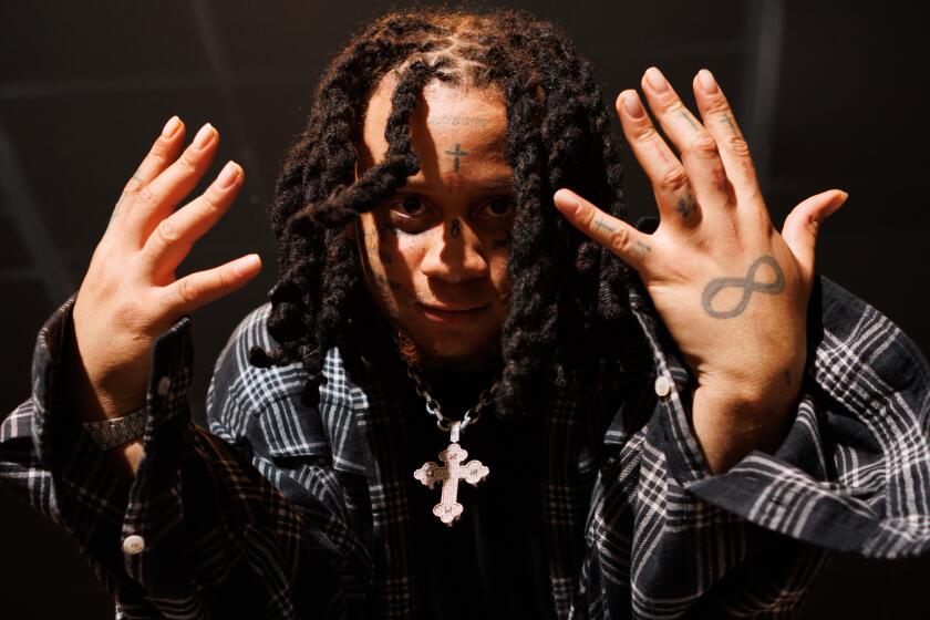 Trippie Redd photographed in the studio on September 1, 2022 in Los Angeles.