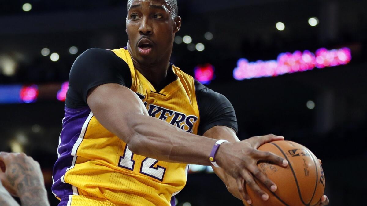 Dwight Howard's a force in new role with Lakers - Los Angeles Times