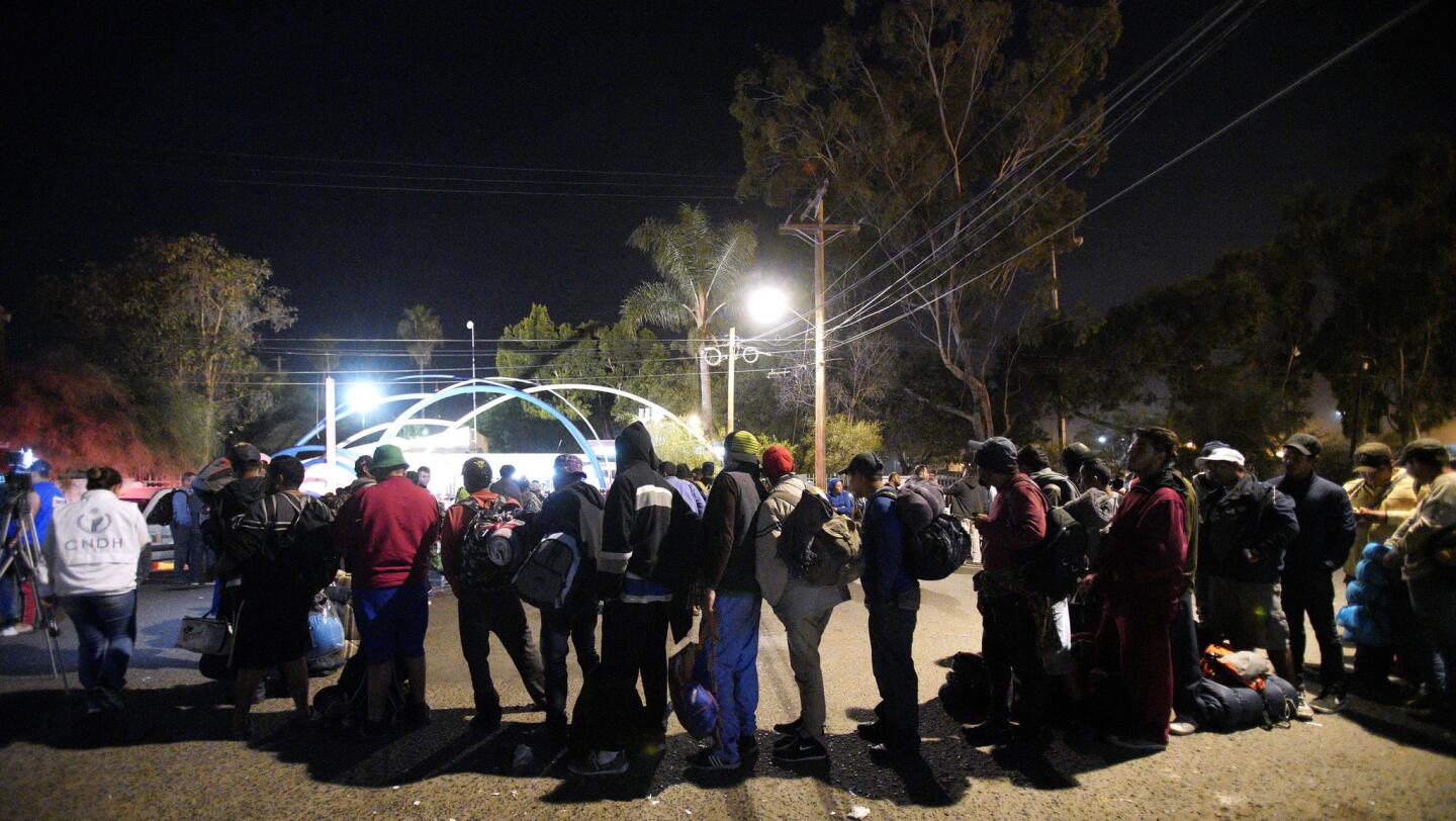 Central American migrant caravan Day-3