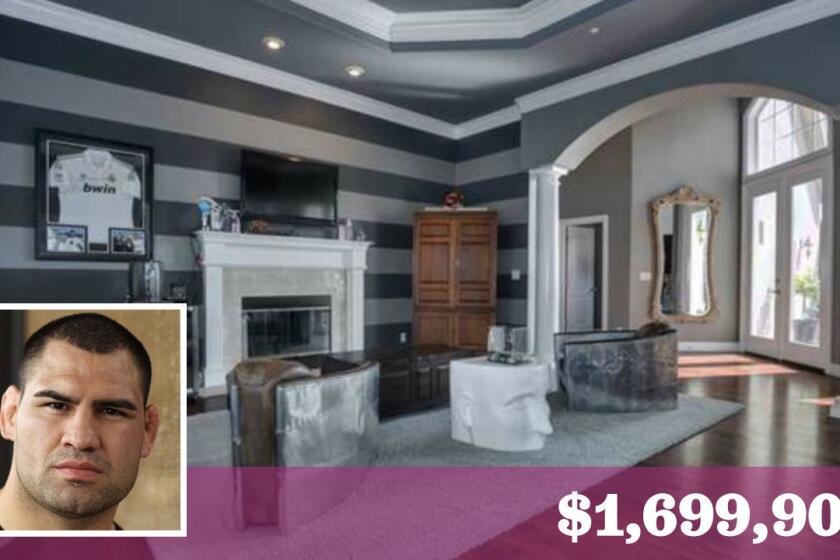 MMA star Cain Velasquez asks $1.7 million for his 5,100-square-foot home in Gilroy, Calif.