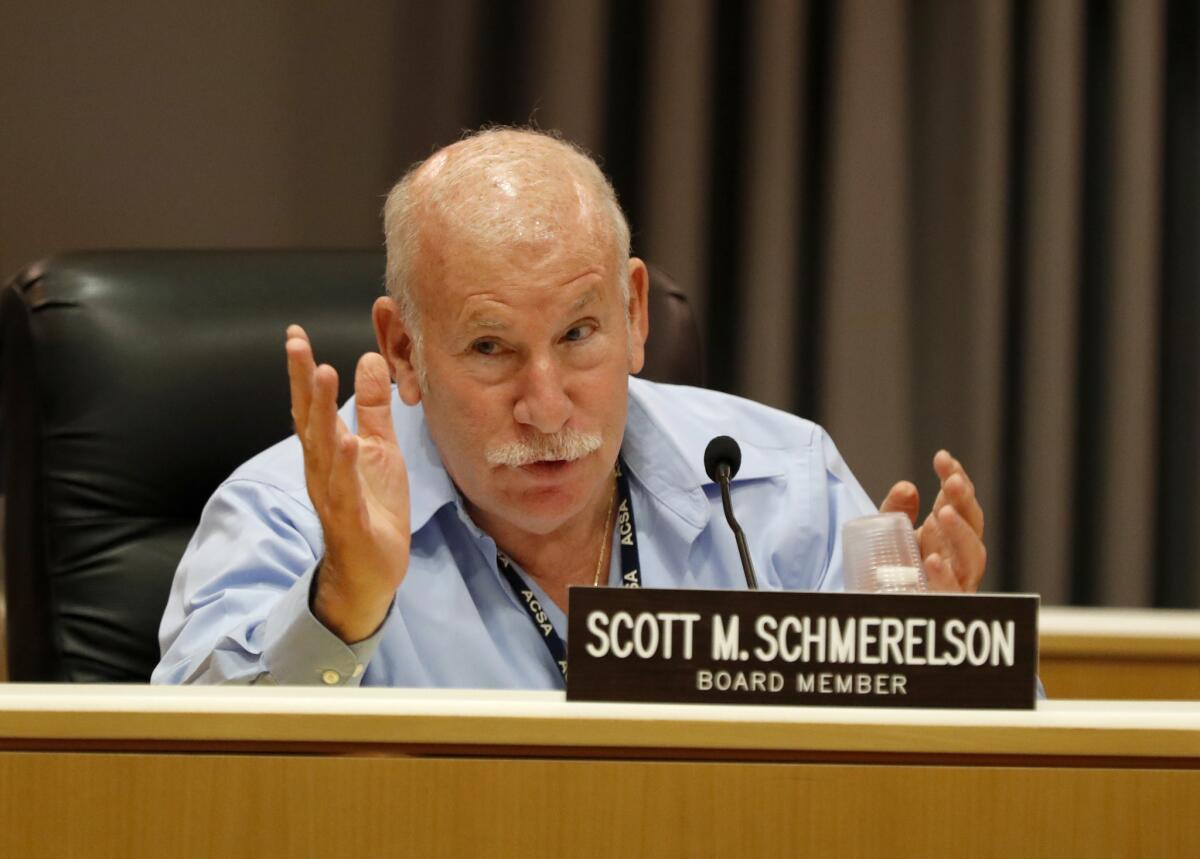 A charter school campaign targets L.A. School Board member Scott Schmerelson in attack mailers.