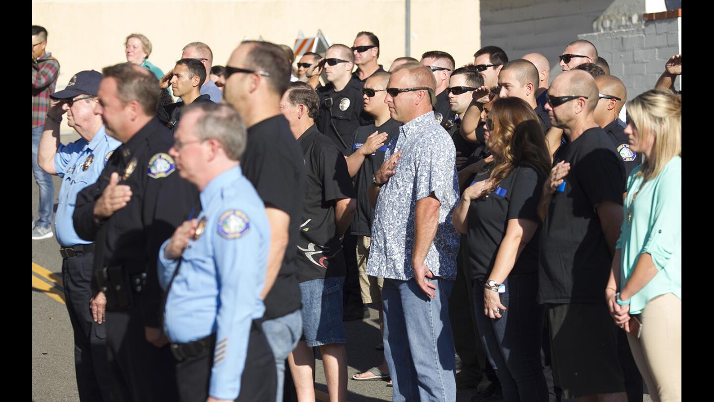 Laguna Beach Police Department memorial ceremony