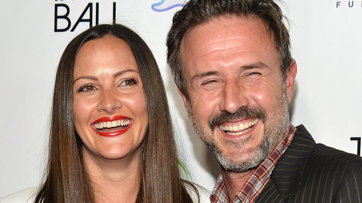 Christina McLarty and David Arquette reportedly got married in Los Angeles on Sunday.