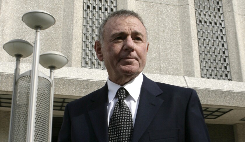 FILE - Howard Weitzman, attorney for Paris Hilton, leaves the Los Angeles Municipal Court Metropolitan branch on May 4, 2007. Weitzman, an attorney in decades of front-page trials whose clients included Hilton, Michael Jackson, Justin Bieber and auto maker John DeLorean, has died. Weitzman's wife says he died Wednesday, April 8, 2021, after a brief illness. He was 81. (AP Photo/Damian Dovarganes, File)
