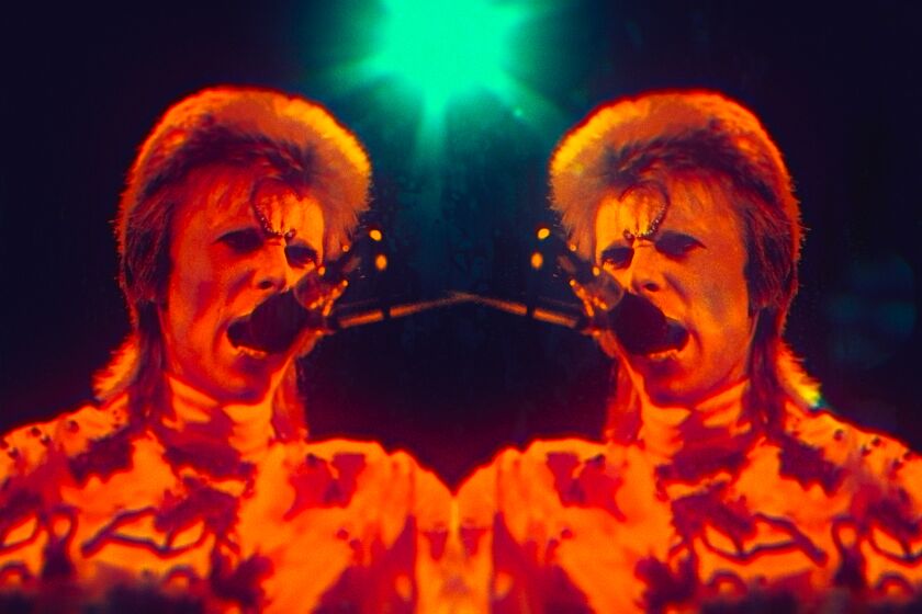David Bowie in a scene from Brett Morgen's 2022 film "Moonage Daydream."