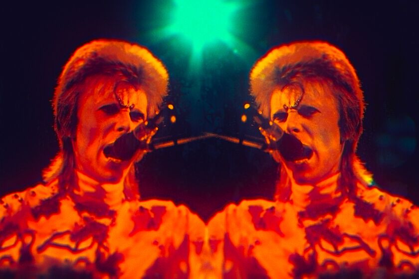 David Bowie in a scene from Brett Morgen's 2022 film "Moonage Daydream."