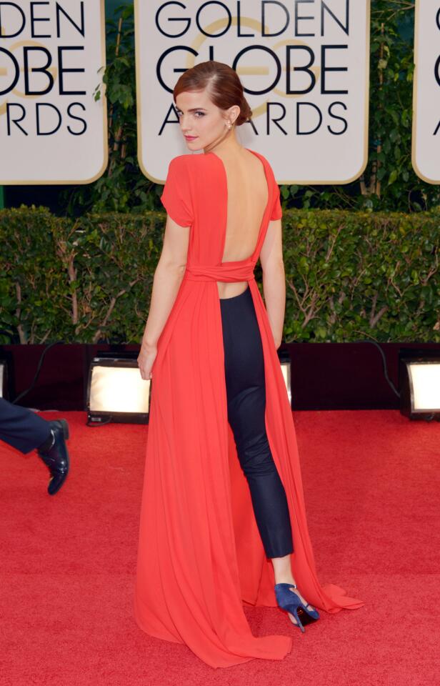 Golden Globes 2014 best dressed: Emma Watson