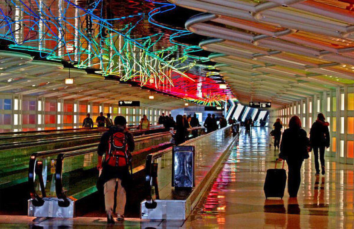 O'Hare International Airport Terminal 1 is famous for its underground tunnel of lights and music. But a shipment of embalmed heads got more notice this week.
